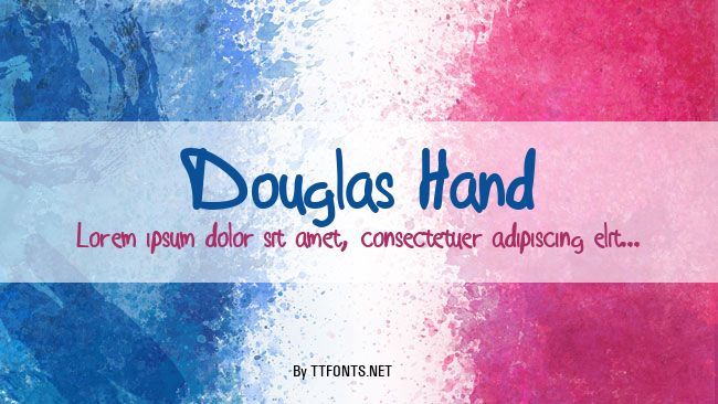 Douglas Hand example